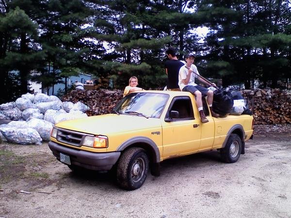 Team loading truck